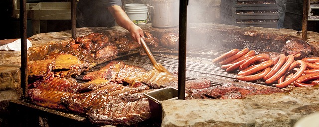 Brushing Meats with BBQ Sauce