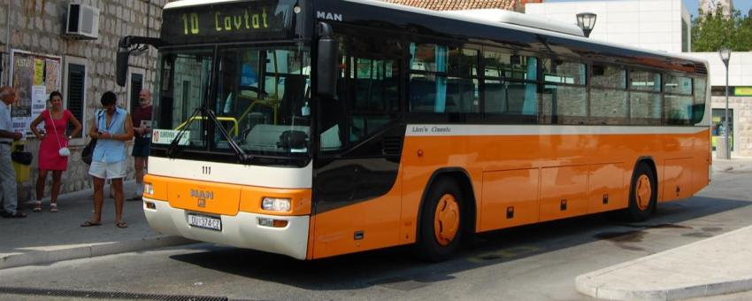 Line #10 Bus - Cavtat and Dubrovnik 12Kr (€1.64) 40min