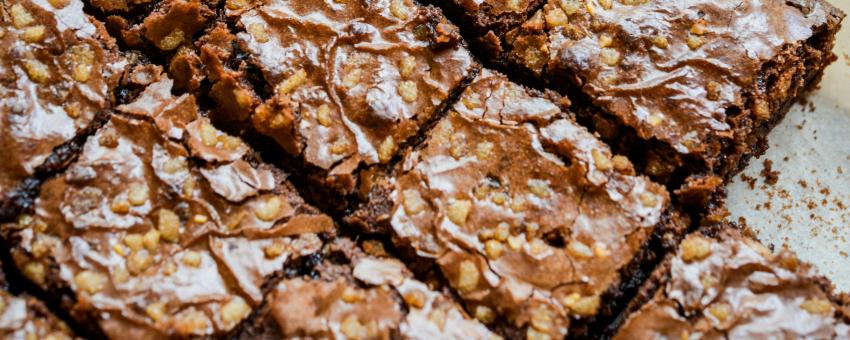 These brownies are moist, fudgey and chewy. Loved by all the kids I know and also adults :)