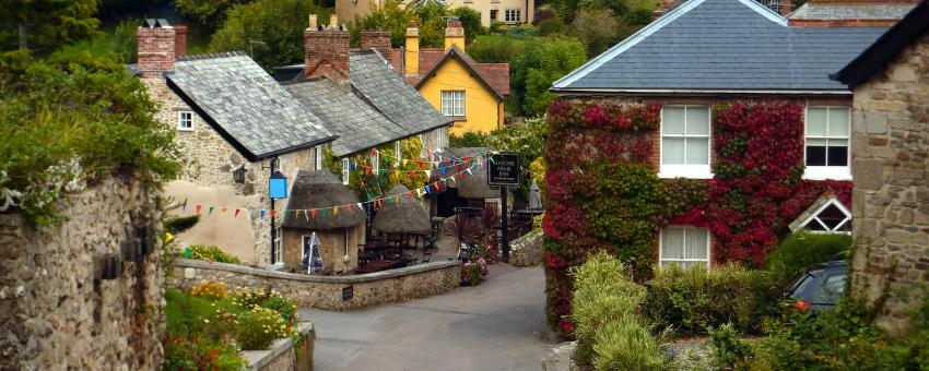 Branscombe - village centre