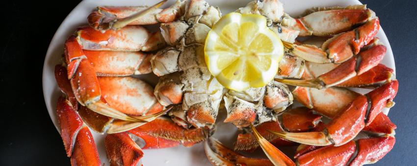 Dungeness Crab - cooked, chilled and cracked