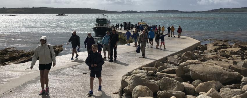 Landing at Carn Near, Tresco