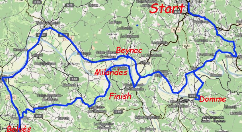 South Dordogne Route