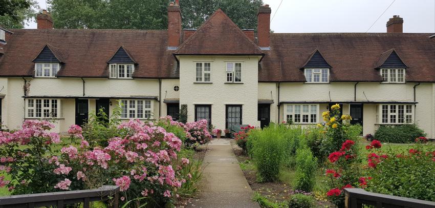 The colourful garden path