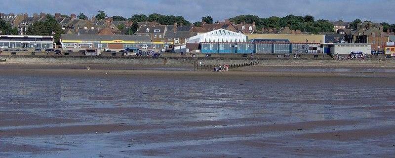 Hunstanton beach from the sea