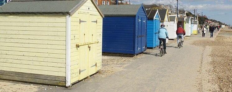 Beach huts at Felixstowe