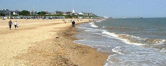 beach at southwold