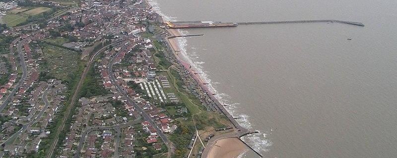 Walton on the Naze seafront and town centre