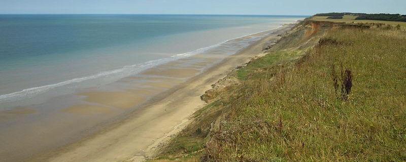 norfolk coastal path at sidestrand