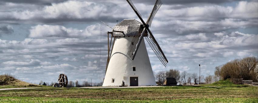 Lonely Windmill. Estonia.