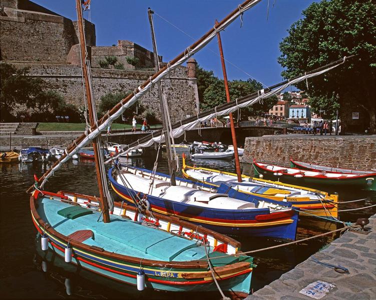 Lateen Fishing Boats at Collioure