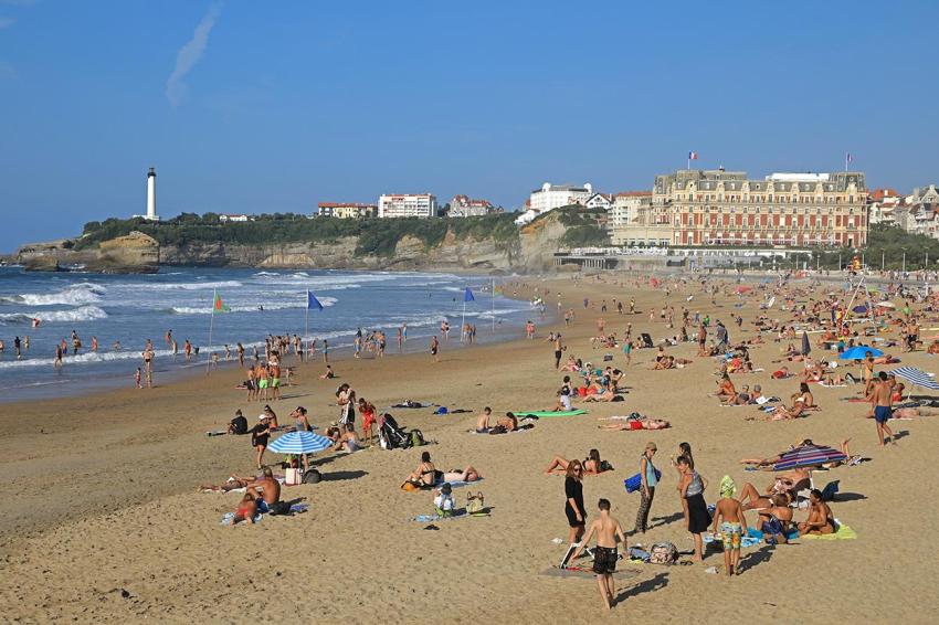 The Grand Plage at Biarritz