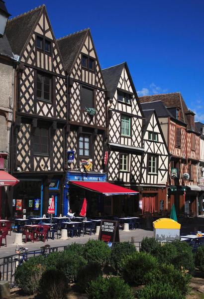 Half-timbered Houses Pl.Gourdaine  Bourges