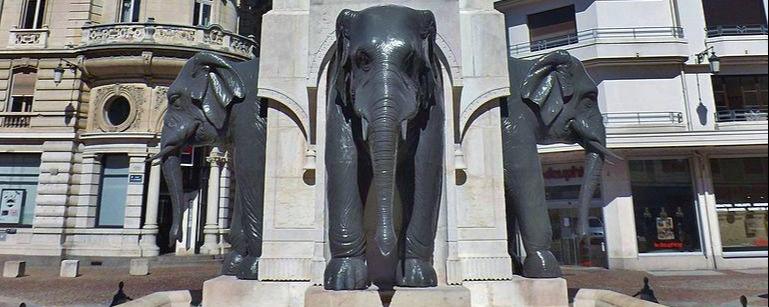 Chambéry Fontaine des Elephants