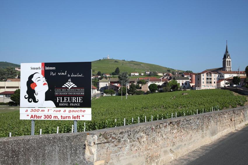 Fleurie in the Beaujolais