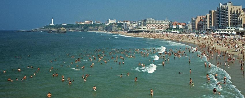 The Grande Plage at Biarritz