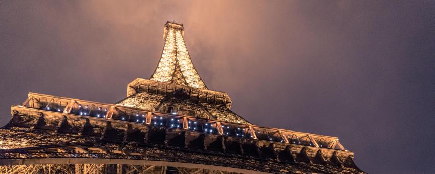 Street view of Eiffel Tower