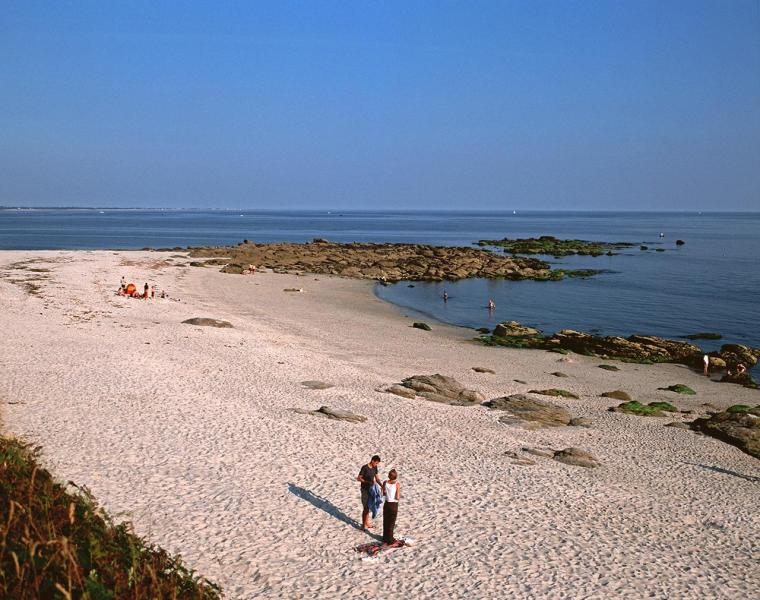 Beach at Beg Meil Finistère