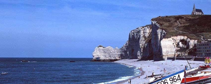 The Beach & Cliffs at Étretrat