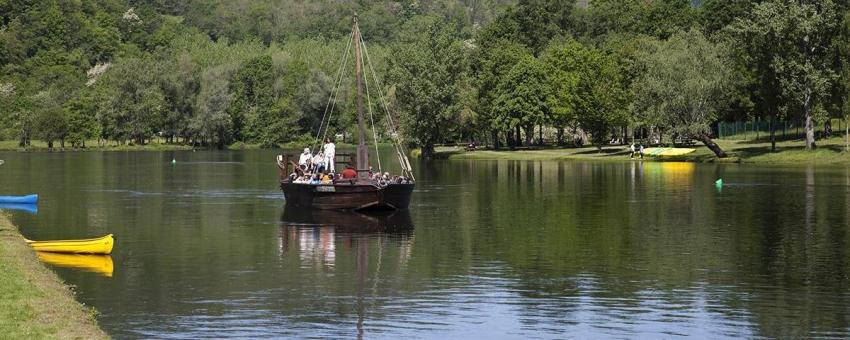 Gabarre at Beaulieu