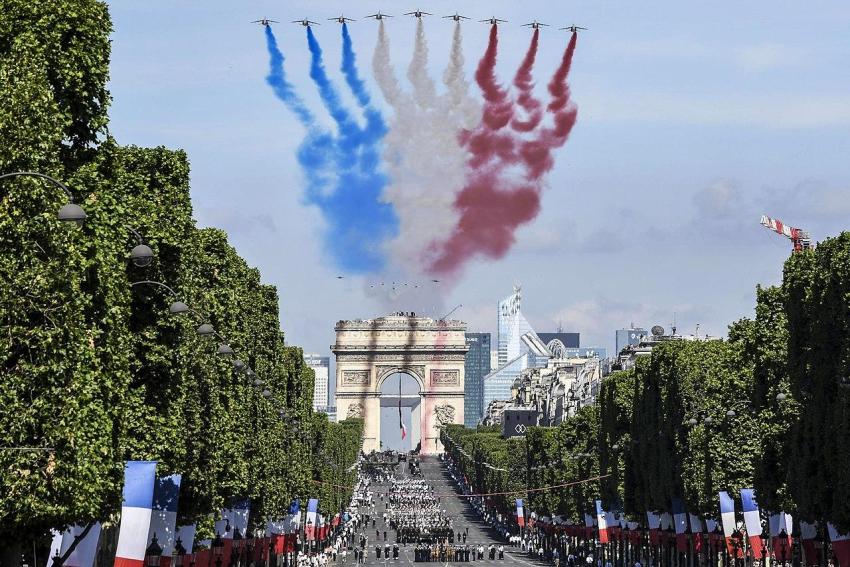 Bastille Day Flyover