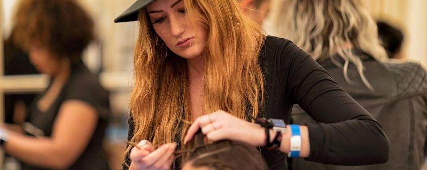 Hairstylist at the Paris Fashion Week