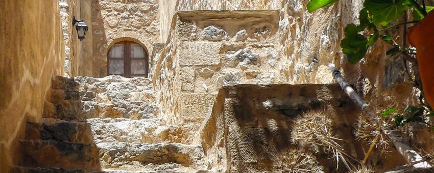 Stairs in the old town of Monemvasia