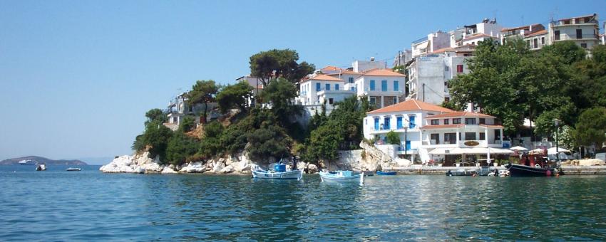 Skiathos harbour