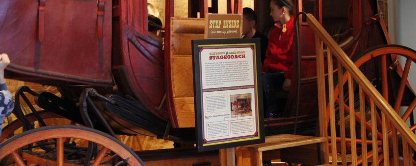 Stagecoach at the Eiteljorg Museum