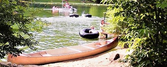 Kayaks on the shore