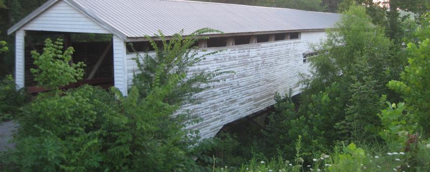 Huffman Covered Bridge spans the  Anderson River east of Fulda on the border between Perry and Spencer counties .