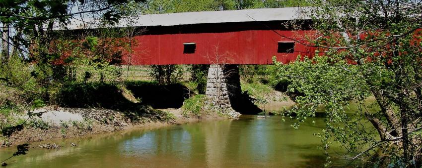 Houck Covered Bridge on Big Walnut Creek