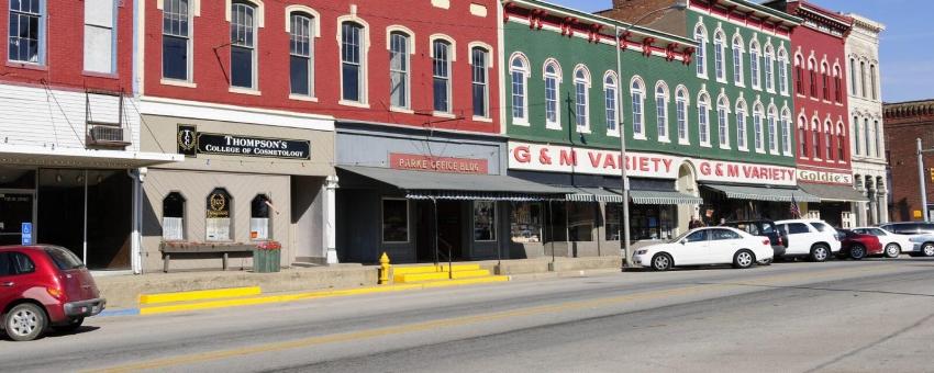 Colorful buildings