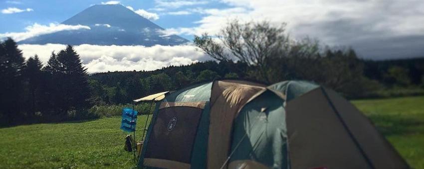 雲の切れ間から富士山登場！