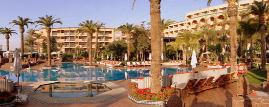 Sofitel Palais Imperial Marrakech gardens and pool