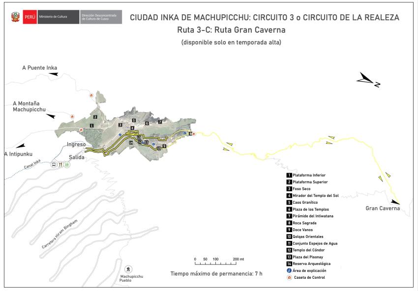 Machu Picchu route 3C