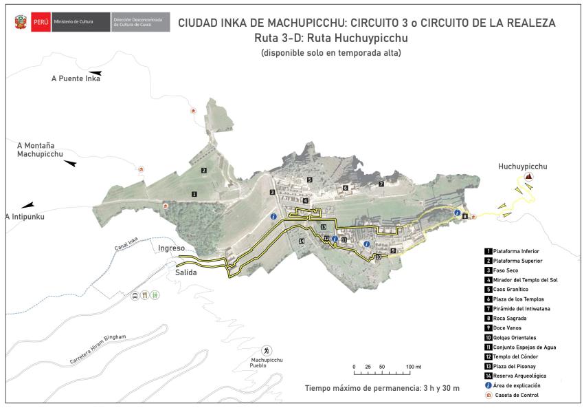 Machu Picchu route 3D