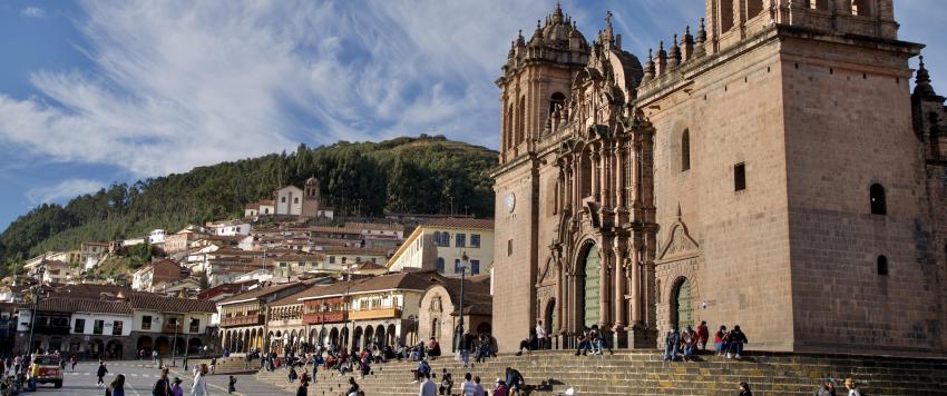 Cusco cathedral and plaza