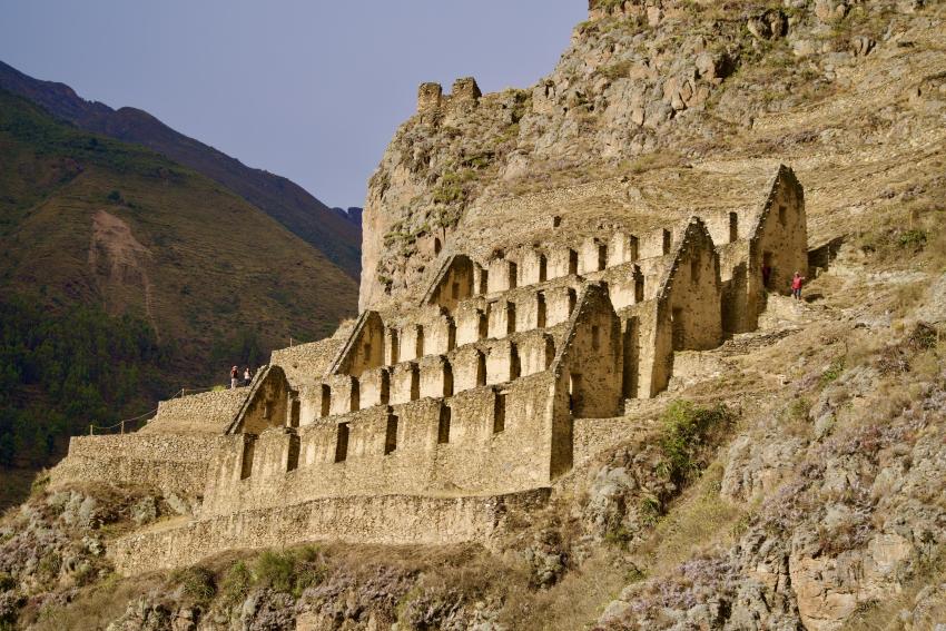 Pinkuylluna Inca ruins in Ollantaytambo