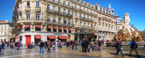 Place de la Comédie at Montpellier