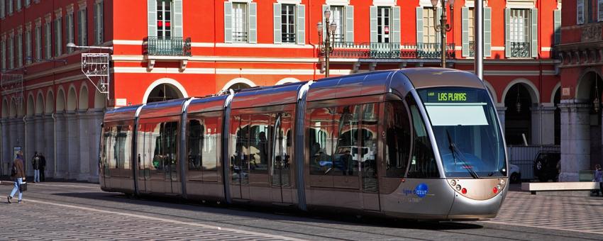 Ligne d'Azur Tram at Nice