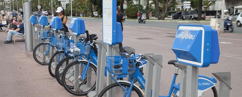 Vélo Bleu station